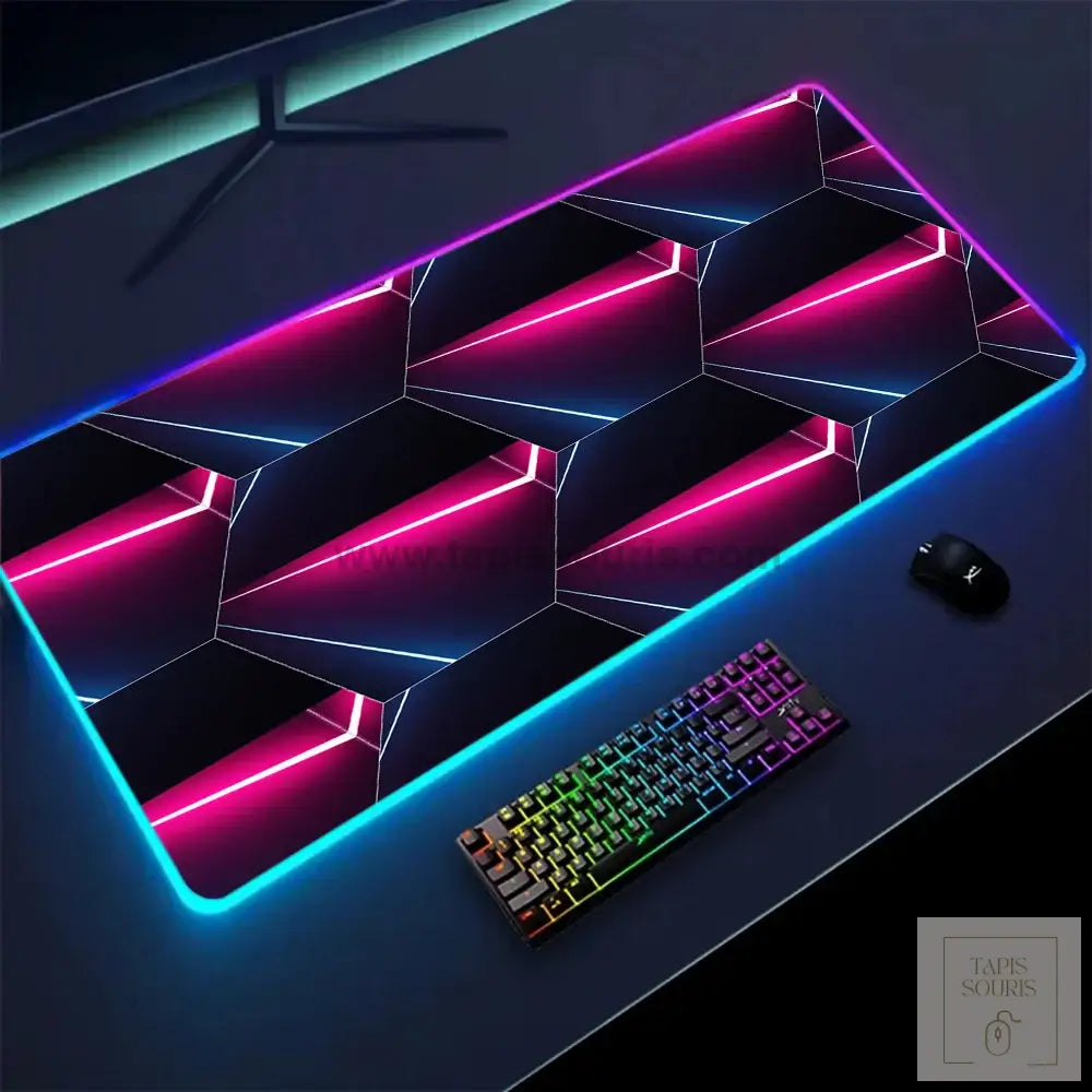 Tapis de Souris XXL RGB - 5 / 35x25cm x 3mm - Petite taille