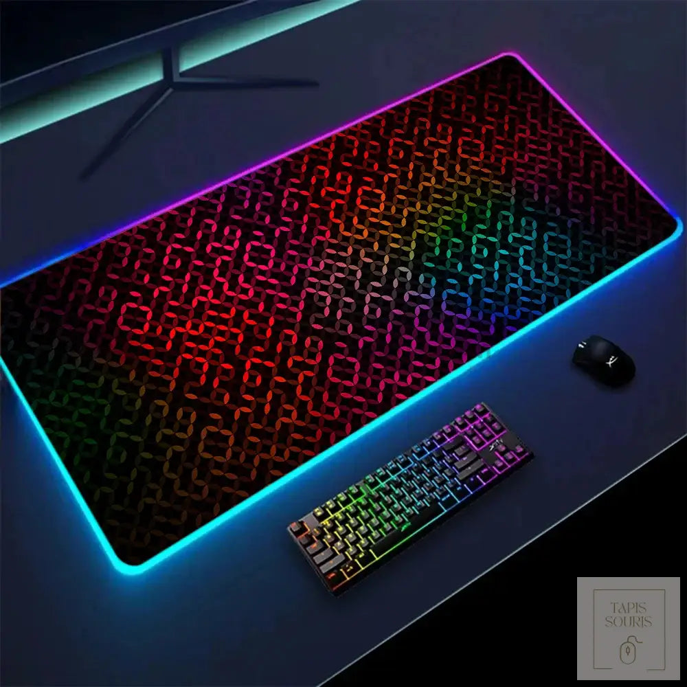 Tapis de Souris XXL RGB - 6 / 35x25cm x 3mm - Petite taille